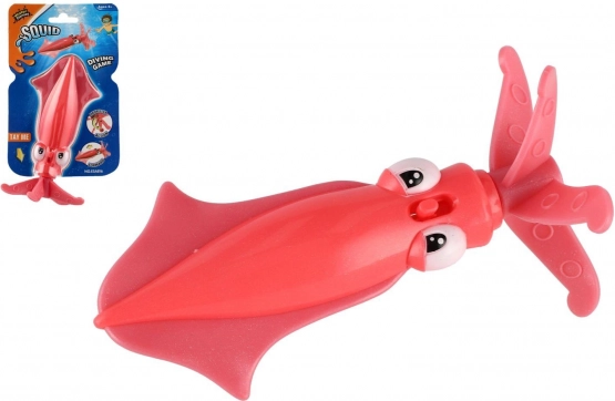 Winding Squid for Kids – Plastic Water Toy 15 cm