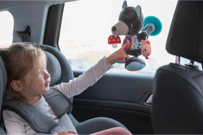 Ludwig the Wolf Plush Travel Activity Toy