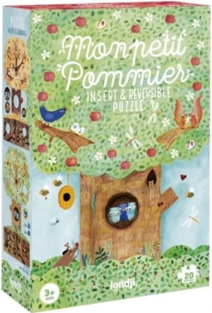 Londji dubbelzijdige puzzel Zomer en Winter dieren