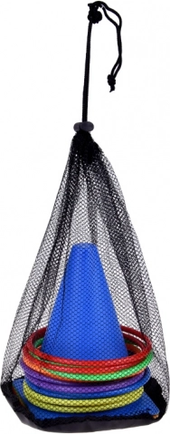 Play Set Cones, Hoops and Bags for Children
