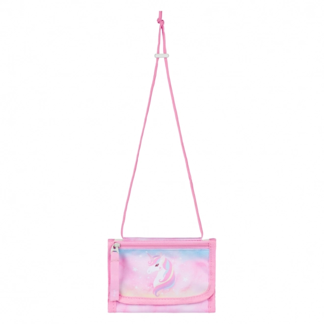 Baagl Neck Wallet Rainbow Unicorn