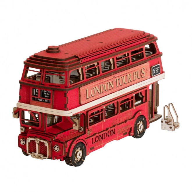 3D Wooden Puzzle of London Double-Decker