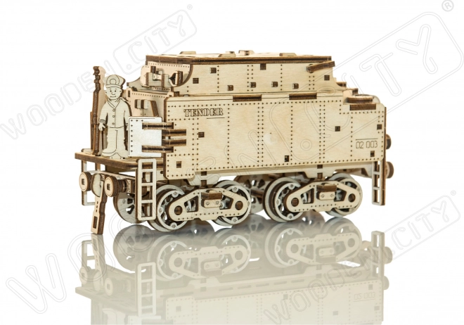 Wooden City 3D Puzzle Express with Tender and Tracks