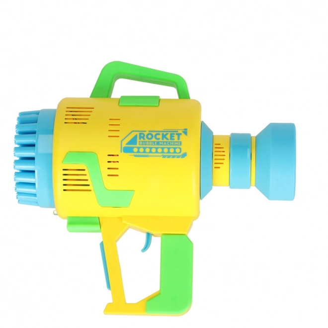 Automatic Bubble Blower Gun with Lights - Yellow