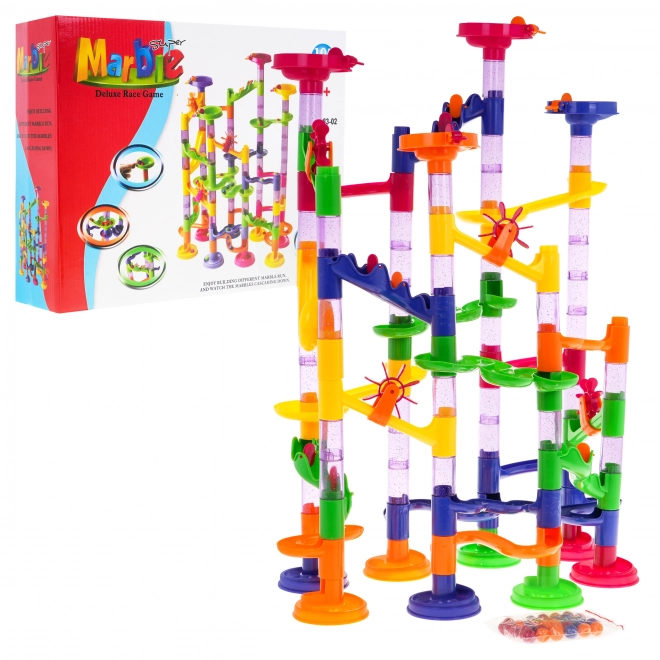 Colorful Marble Run Set for Kids 3+