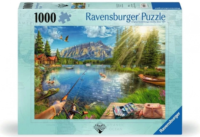 Ravensburger puzzle life by the lake 1000 pieces