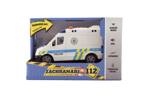 Police Van Plastic Toy with Sound and Light