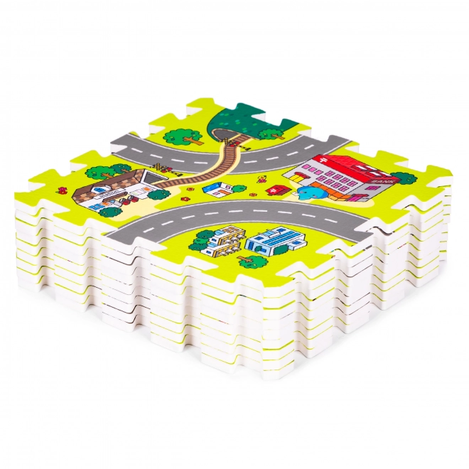 Foam Puzzle Mat City 9 Piece