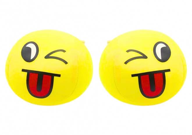 Soft Emoji Smile Ball Yellow 9cm