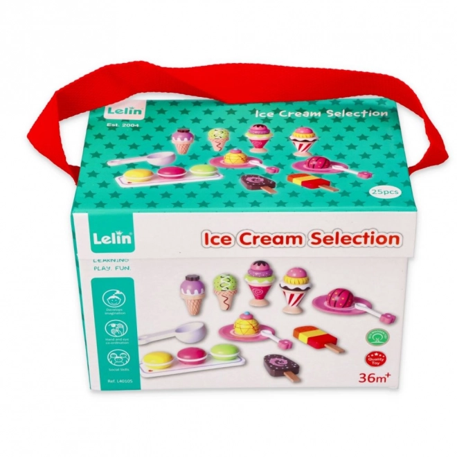 Wooden Ice Cream Toy Set