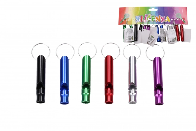 Colorful Whistle Keychain