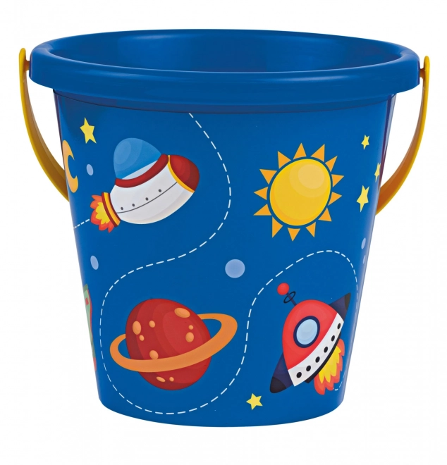 Space Theme Medium Sand Bucket