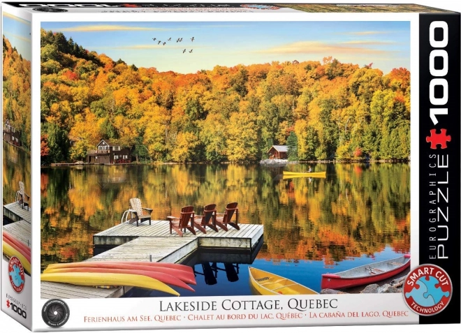 Puzzle Cottage by the Lake Quebec 1000 Pieces