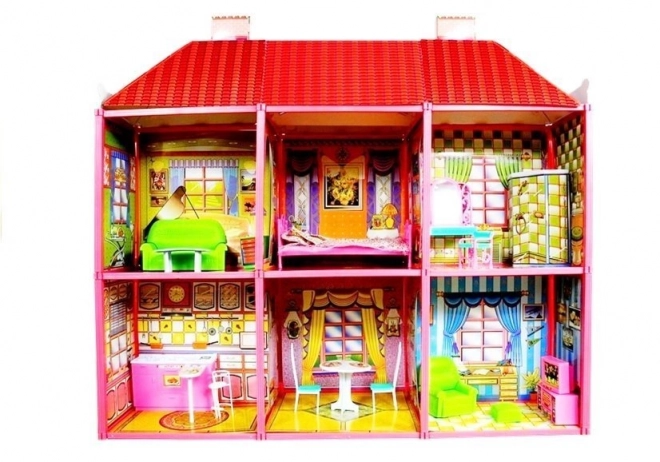 Large Dollhouse Villa with Furniture