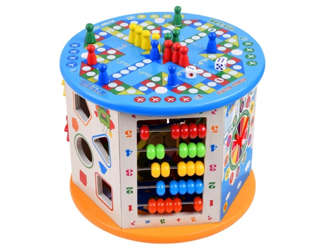 Educational Wooden Activity Cube 8-in-1