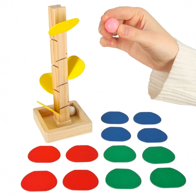 Educational Wooden Marble Tree