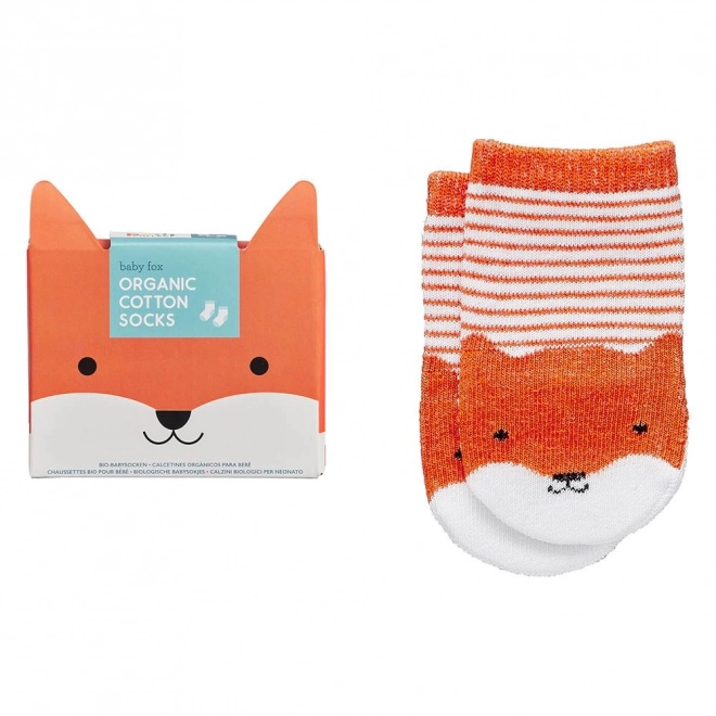 Petit Collage Organic Cotton Fox Socks