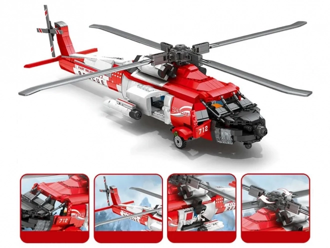 Sikorsky Jayhawk Helicopter Building Set