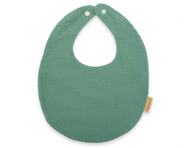 Muslin Bib New Baby Green