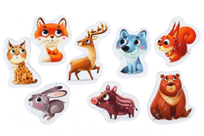 Educational Puzzle Forest Animals