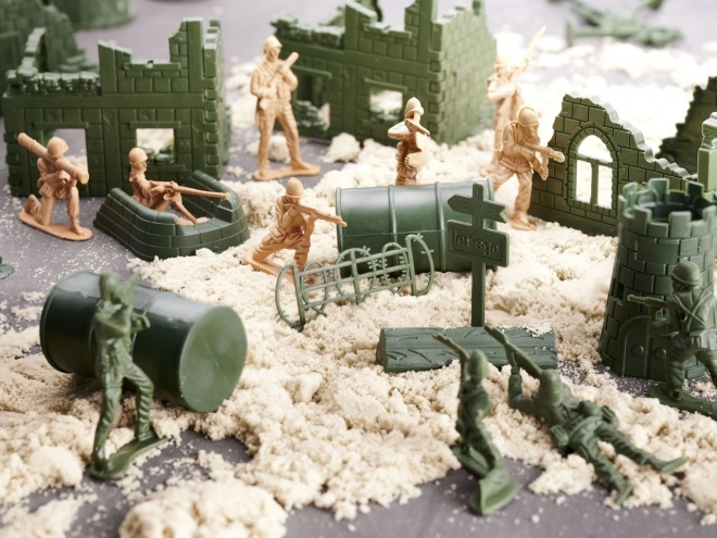 Military Base Toy Set with 114 Figures