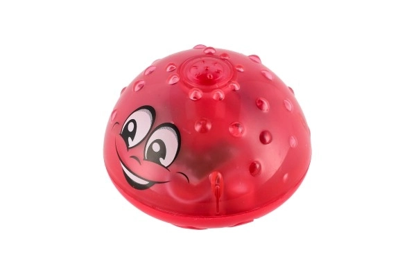 Water Spray Fountain Toy with Light – Red