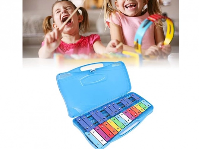 Chromatic Metal Xylophone for Children