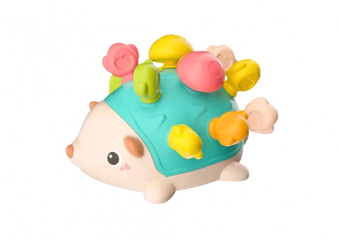 Sensory Hedgehog Baby Toy with Colored Sticks