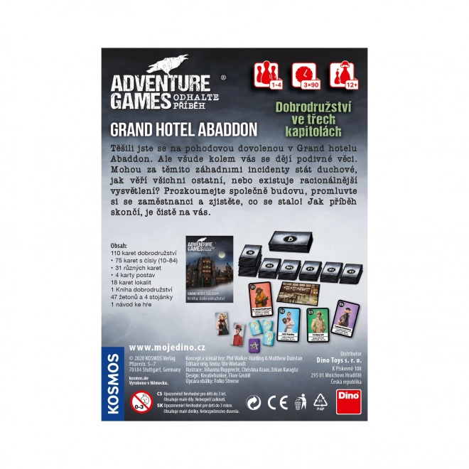 ADVENTURE GAMES: GRAND HOTEL ABADDON Párty hra