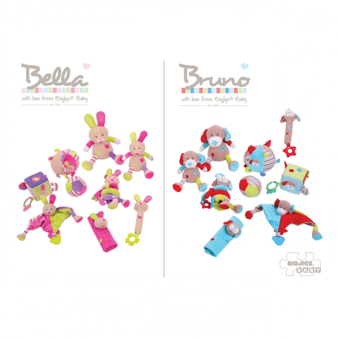 Bigjigs Baby Textile Activity Ball - Bunny Bella