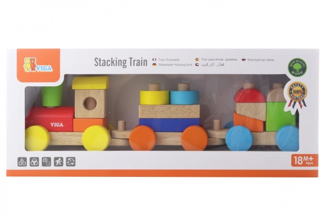 Wooden Train Toy Set