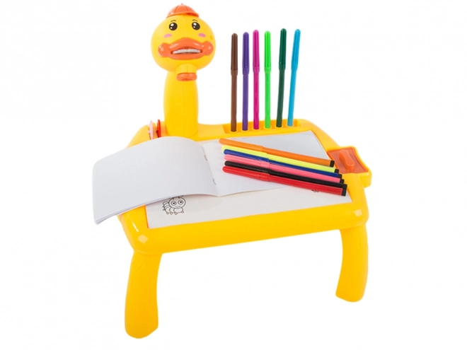 Children's Drawing Projector Table Set