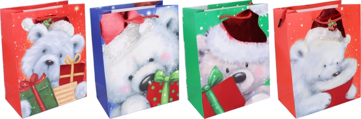 Christmas gift bag M 26 × 32 × 10 cm