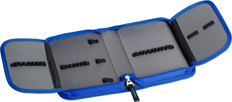 Übersichtliche Organisation mit zwei Klappen