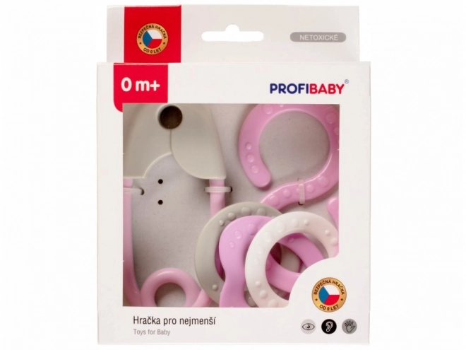 Rattle Set for Babies in Pastel Colors