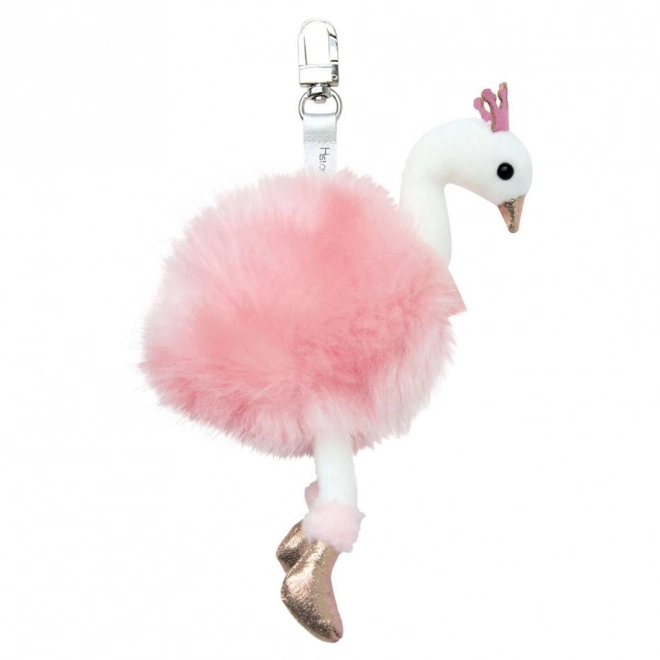 Keychain Pink Swan by Doudou et Compagnie