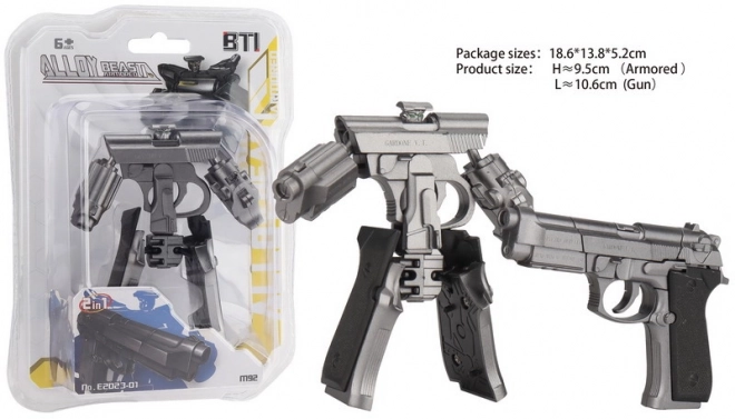 2-in-1 Metal Robot Pistol