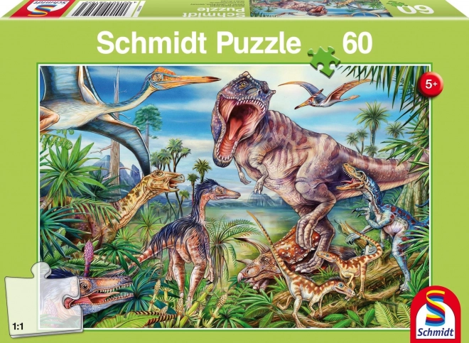 Schmidt dinosaur puzzle 60 pieces