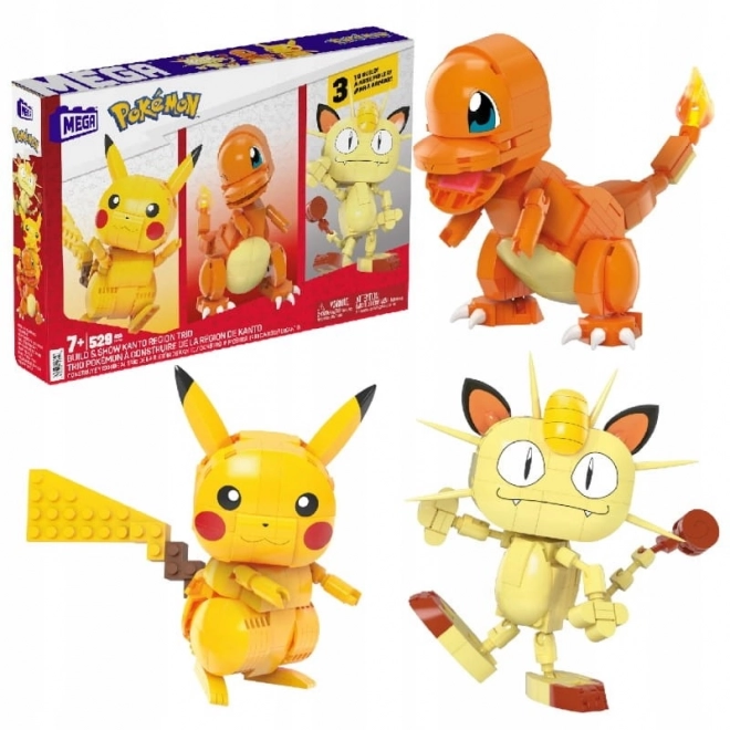 Pokemon Kanto Trio Building Blocks