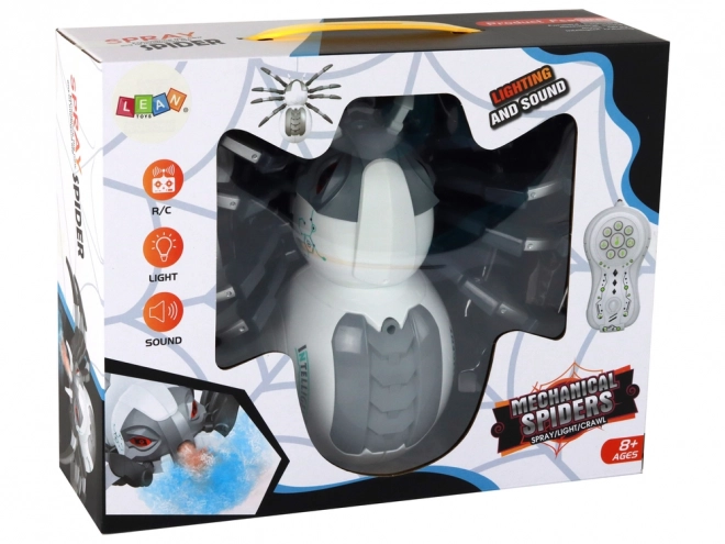 Large Remote Controlled RC Spider White-Gray