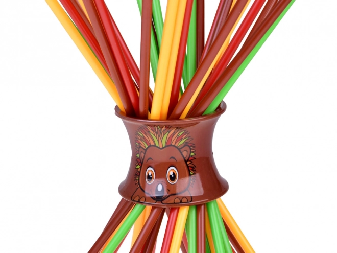 Skill Game Crazy Hedgehog Colorful Pickup Sticks