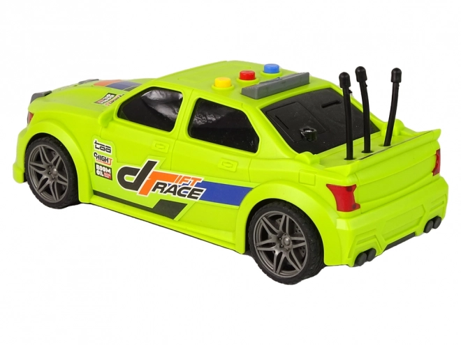 Green Racing Sport Car with Sound