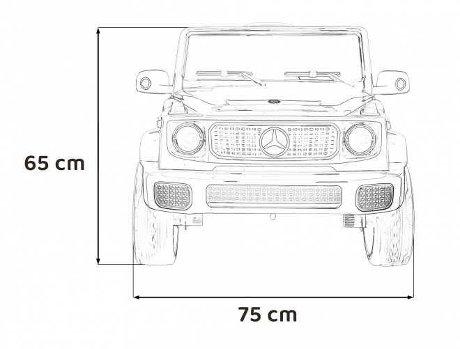 Vehiculul Mercedes Benz EQG – Stříbrné