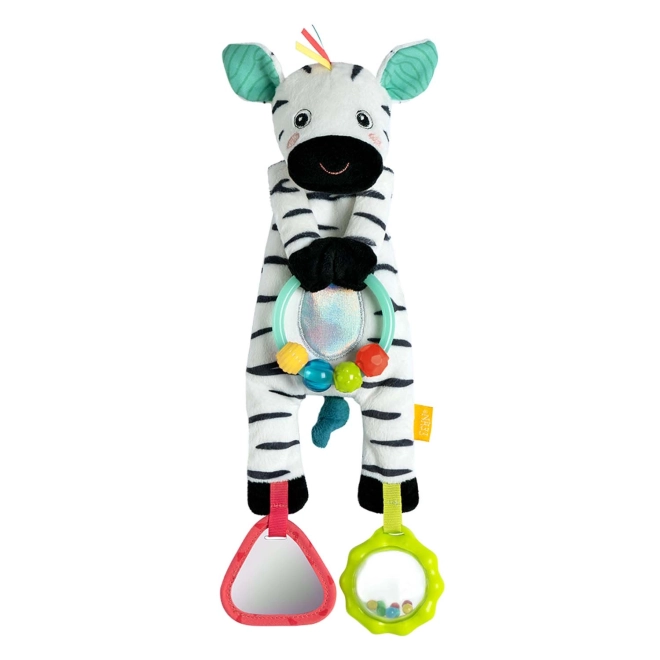 Plush Zebra Rattle