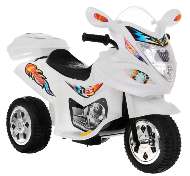 Tricicletă BJX-088 motocicletă electrică + sunete + lumini – Bílá
