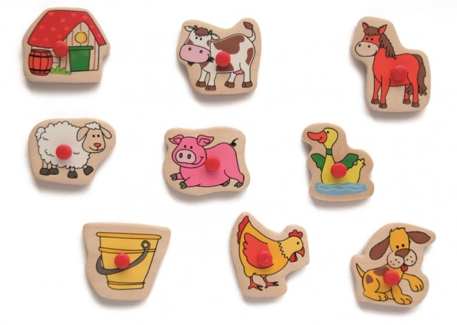 Farm Stamps and Puzzle 2-in-1