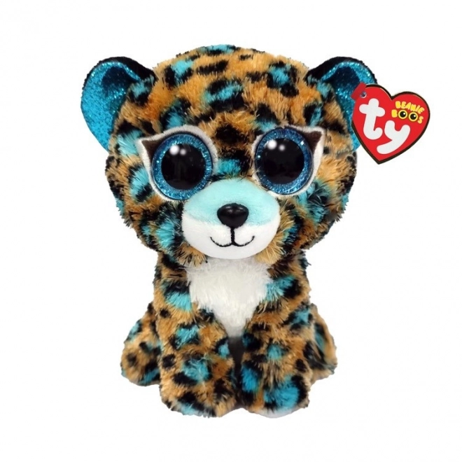 TY Leopard Blue Cobalt Mascot 15 cm