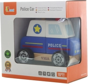 Viga lesena sestavljanka policijski avto