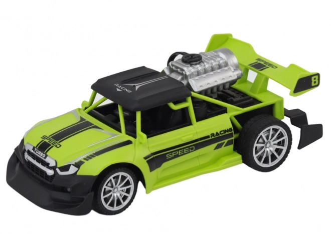 Remote Control Car Green with Smoke Effect and Lights