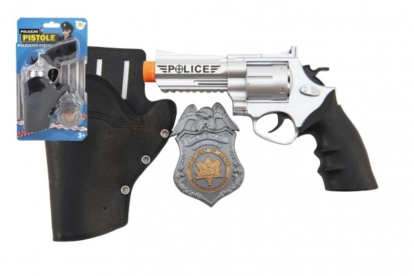 Police Toy Gun with Holster and Badge